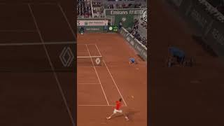 Djokovic amazing point vs Nadal at RG 2022 djokovic nadal tennis rg shorts [upl. by Toth962]