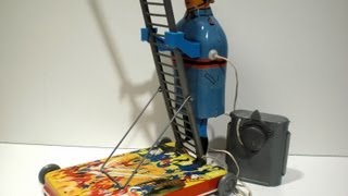 Automate pompier sur échelle  Automaton Firefighter [upl. by Atteoj]