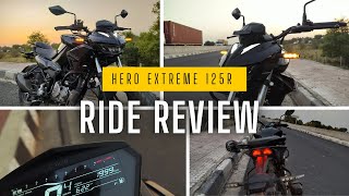 New Hero xtreme 125r ride review  Better Than Raider 125   The Anurag Yadav [upl. by Kiker]