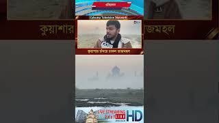 কুয়াশার চাঁদরে ঢাকল তাজমহল  ক্যালকাটা টেলিভিশন ডিজিটাল [upl. by Eniamurt]