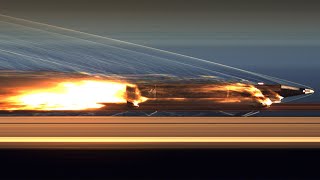 Hypersonic Sled Travels at 6599 mph  Secret Test Site [upl. by Leuqram948]