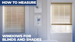 How to Measure Windows for your Blinds and Shades  SelectBlindscom [upl. by Annissa]