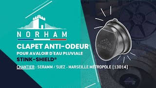 NORHAM  CLAPETS ANTIODEUR STINKSHIELD®  CHANTIER SERAMMSUEZ MARSEILLE [upl. by Kcoj90]