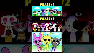 Phase 1 VS Phase 2 VS in Incredibox Sprunki [upl. by Alvie419]