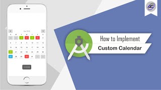 How to Implement Custom Calendar in Android Studio  CustomCalendar  Android Coding [upl. by Kappel334]