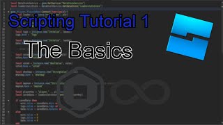 Roblox Scripting tutorial 1 Variables [upl. by Furmark]