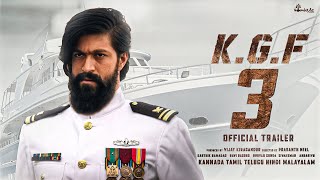 KGF CHAPTER 3 Official Trailer  Yash  Prabhas  Prashanth Neel  Ravi Basrur  Kgf 3 Trailer [upl. by Ahsieker]