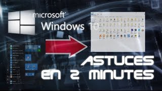 Trier Menu démarer Windows 10 Astuce tuto fr [upl. by Aggri]