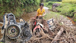 Restoring a FloodDamaged Motorbike Engine  Honda Motorcycle Rusty Revamp [upl. by Einnig]