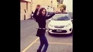 Troian Bellisario HulaHooping On Set PLLSeason5 [upl. by Ylim573]