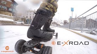 Best Electric ALL Terrainskateboard EXroad [upl. by Heddi959]