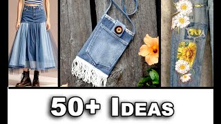 50 Genius Ways to Upcycle Your Jeans for a New Wardrobe [upl. by Yejus]