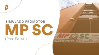 Simulado Promotor MP SC PósEdital  Correção [upl. by Ennovehs]