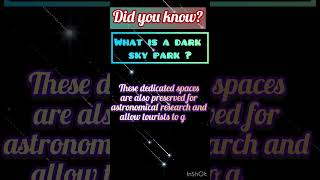 What is dark sky park  learnenglish languagelearning knowledge shorts 👉✅📖 [upl. by Hadrian]