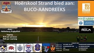 Buco Aandreeks Strand HS vs HS OVERBERG amp HHH VS HS BREDASDORP [upl. by Onig]