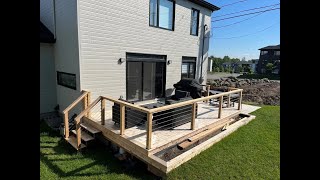 Marina Cable Railing System II for Timber Post  Installation Guide [upl. by Latoye747]