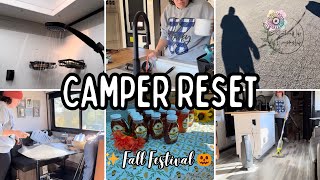 Weekend Camper Reset  Daily Chores  Plus Fall Festival [upl. by Oirottiv852]