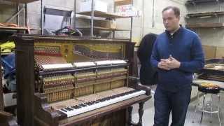 Rebuilding an Antique Piano Before and After [upl. by Harlen717]