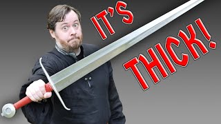 This sword is THICK   Balaur Arms Alexandria Sword REVIEW [upl. by Bran]