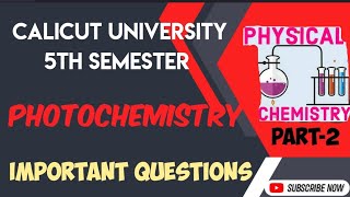 photochemistry5th semester physical chemistry notes [upl. by Kamat195]