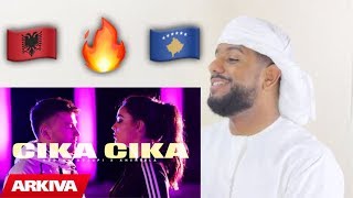 ARAB REACTION TO ALBANIAN MUSIC BY Ardian Bujupi amp Xhensila  CIKA CIKA [upl. by Ennaeed]