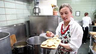 HOW TO MAKE PIEROGI with SIMPLY POLISH  AUTHENTIC MEAT PIEROGI [upl. by Glaab398]