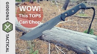 WOW TOPS Knives Yacare 100 Machete [upl. by Oijile]