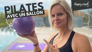 PILATES avec petit ballon  Happy Coach by Aurélie [upl. by Odinevneib]