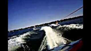 98 Seadoo Speedster Twin 787 Wakeboard [upl. by Nyleve]