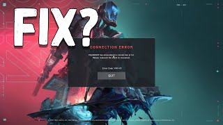 How To Fix quotVALORANT has encountered a connection error Please relaunch the client to reconnectquot [upl. by Dobrinsky]