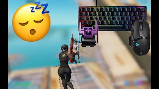 4K 60FPS 🏆 Razer HUNTSMAN Mini PURPLE Switches ASMR😴 Fortnite 1v1 144FPS 0 Ping💤 [upl. by Htennaj832]