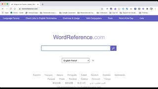 How to Use Wordreference  Short Tutorial [upl. by Struve]