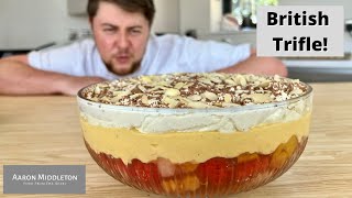 How To Make The Classic British Trifle Perfect English Dessert [upl. by Neelrahs]