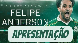 APRESENTAÇÃO FELIPE ANDERSON  A MAIOR CONTRATAÇÃO DO BRASIL [upl. by Aihsinyt]