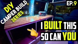 A KITCHEN Area YOU Can Build in your Fiat Doblo Micro Camper [upl. by Gregor637]