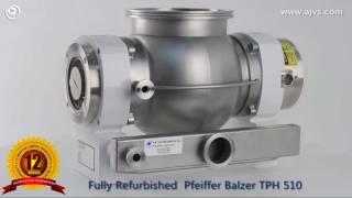 Pfeiffer Vacuum Pfeiffer Balzers TPH 510 Turbo Pump [upl. by Eicnan787]