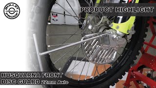 BULLET PROOF DESIGNS  HUSQVARNA FRONT DISC GUARD Product Highlight [upl. by Lorsung]