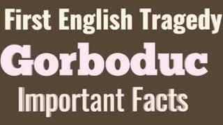 First English Tragedy Gorboduc [upl. by Engelbert]