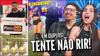 TENTE NÃƒO RIR EM DUPLAS  ESSA PEGADINHA FOI NOTA 10  MELHORES TIK TOK DE COMÃ‰DIA [upl. by Alyal661]