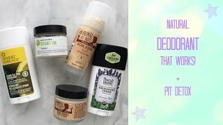 Natural Deodorants That Work amp All About Pit Detox  Lauras Natural Life [upl. by Lesna]