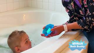 Bath Buddy  A Floating Light Up Bath Toy for Toddlers Ages 13  from Starlux Games [upl. by Clarkson240]