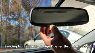 How to Program Toyota Prius Garage Opener Homelink [upl. by Patric243]