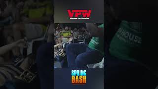 Wonderboy soars over the top rope onto Venomshank vietnamprowrestling prowrestlingwwe [upl. by Morril]