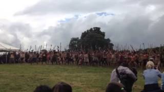 Haka by hundreds of Māori warriors [upl. by Mehitable]