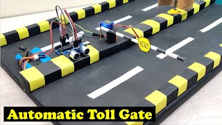 How To Make Simple Automatic Car Parking Toll Gate System  Automatic Toll Gate with Arduino [upl. by Esir412]