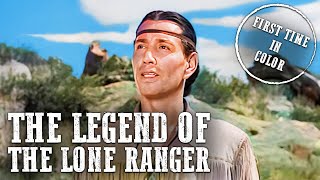 The Legend of the Lone Ranger  COLORIZED  Clayton Moore  Wild West Film [upl. by Nytram]