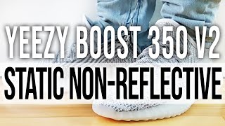 YEEZY BOOST 350 V2 BLACK NON REFLECTIVE REVIEW amp ON FEET WORTH IT [upl. by Reffotsirhc]