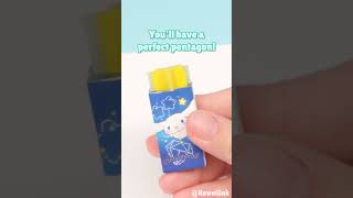 How to make a starshaped stamp pochacco cinnamoroll sanrio cute pompompurin mymelody [upl. by Ilenna]