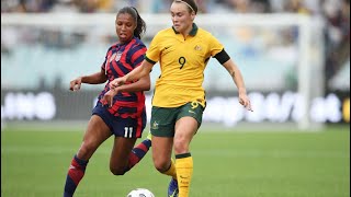 Matildas v USWNT Highlights Post Game  10 News  Australia v USA Game 2 Tuesday 10 Paramount [upl. by Haras]