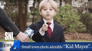 Recall the Kid Mayor  SNL [upl. by Marten]